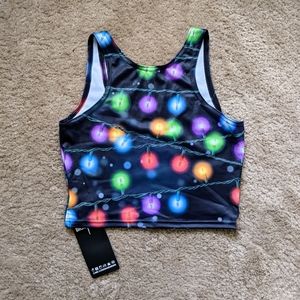 Black Milk Fairy Lights Reversible Crop size S BNWT